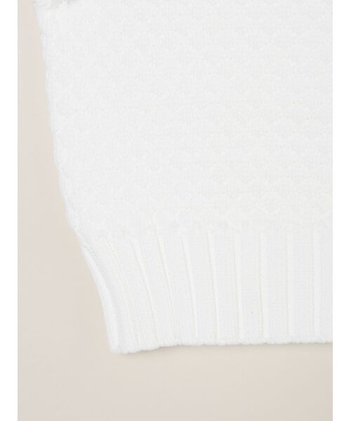 three dots / スリードッツ その他トップス | Spongy smooth popcorn pullover | 詳細4