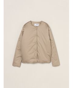 three dots / スリードッツ テーラードジャケット | Puffer collarless jacket