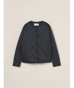 three dots / スリードッツ テーラードジャケット | Puffer collarless jacket