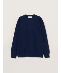 three dots / スリードッツ パーカー | Power smooth knit crew neck