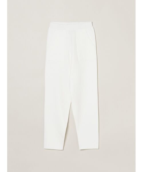 three dots / スリードッツ その他パンツ | Power smooth knit jogger pants(white)