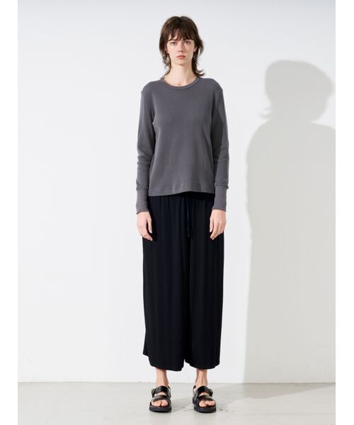 three dots / スリードッツ その他トップス | Souffle cotton l/s tee | 詳細10