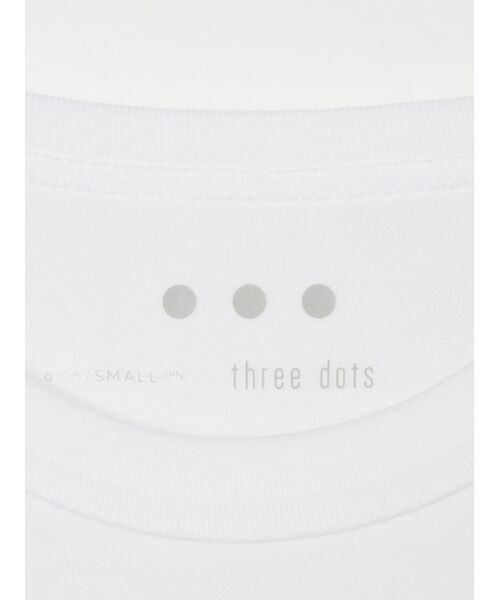 three dots / スリードッツ その他トップス | Souffle cotton l/s tee | 詳細3