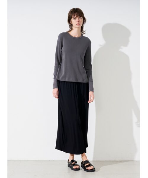 three dots / スリードッツ その他トップス | Souffle cotton l/s tee | 詳細8