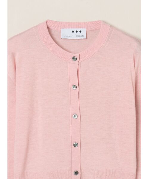 three dots / スリードッツ その他トップス | Air sweater button cardigan | 詳細2