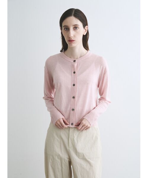 three dots / スリードッツ その他トップス | Air sweater button cardigan | 詳細6