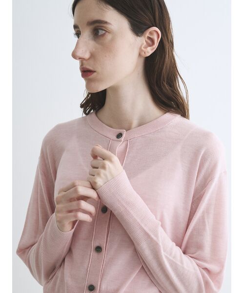 three dots / スリードッツ その他トップス | Air sweater button cardigan | 詳細7