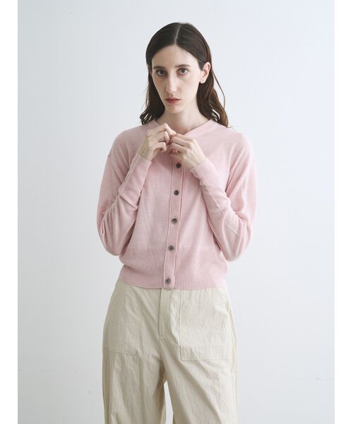 three dots / スリードッツ その他トップス | Air sweater button cardigan | 詳細8