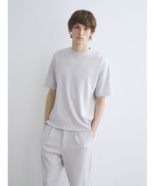 three dots / スリードッツ その他トップス | Men's fuse double faced s/s T | 詳細6