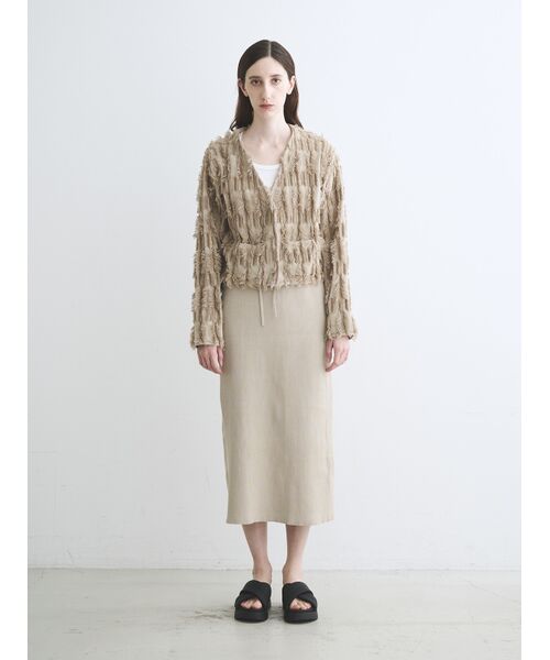 three dots / スリードッツ スカート | Bright cotton skirt | 詳細9