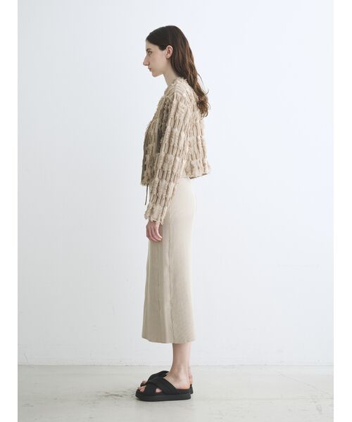 three dots / スリードッツ スカート | Bright cotton skirt | 詳細10