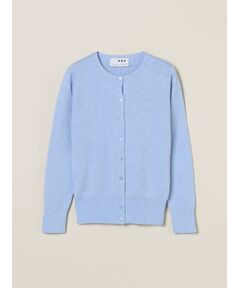 three dots / スリードッツ その他トップス | Cotton melange l/s crew cardigan