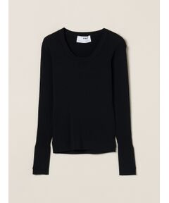 three dots / スリードッツ その他トップス | Luxe rayon rib jessica