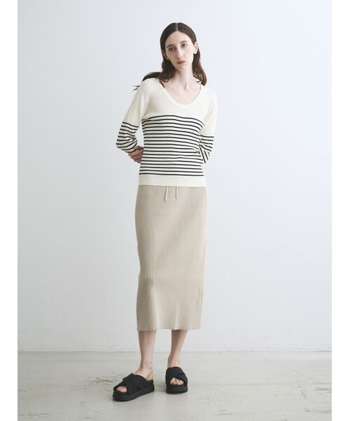 three dots / スリードッツ その他トップス | Luxe rayon rib jessica | 詳細9