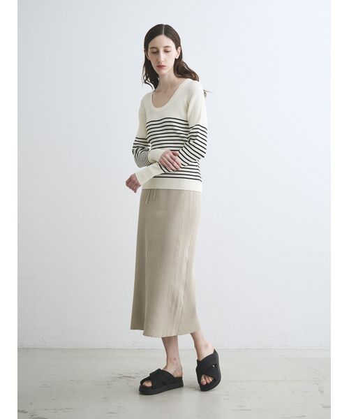 three dots / スリードッツ その他トップス | Luxe rayon rib jessica | 詳細10