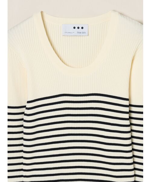 three dots / スリードッツ その他トップス | Luxe rayon rib jessica | 詳細2