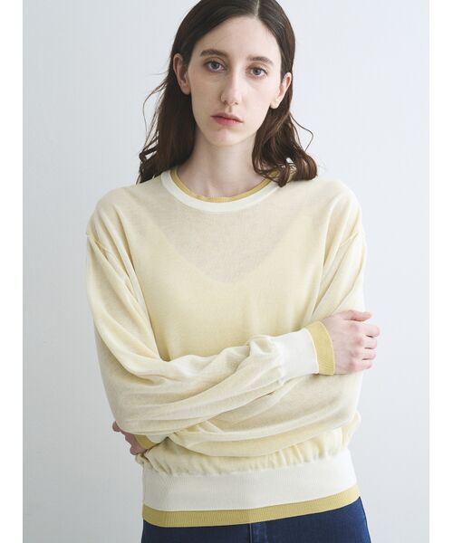 three dots / スリードッツ その他トップス | Double layer pullover | 詳細7