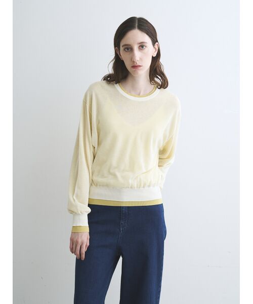 three dots / スリードッツ その他トップス | Double layer pullover | 詳細8