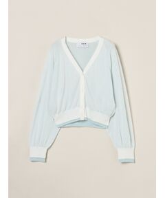 three dots / スリードッツ その他トップス | Double layer cardigan