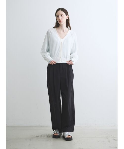 three dots / スリードッツ その他トップス | Double layer cardigan | 詳細9