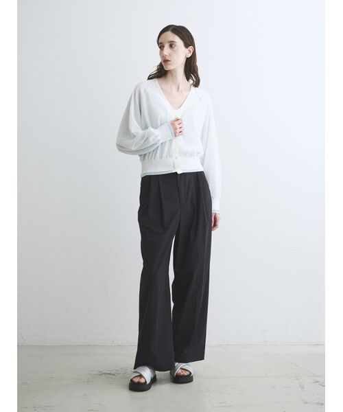 three dots / スリードッツ その他トップス | Double layer cardigan | 詳細10