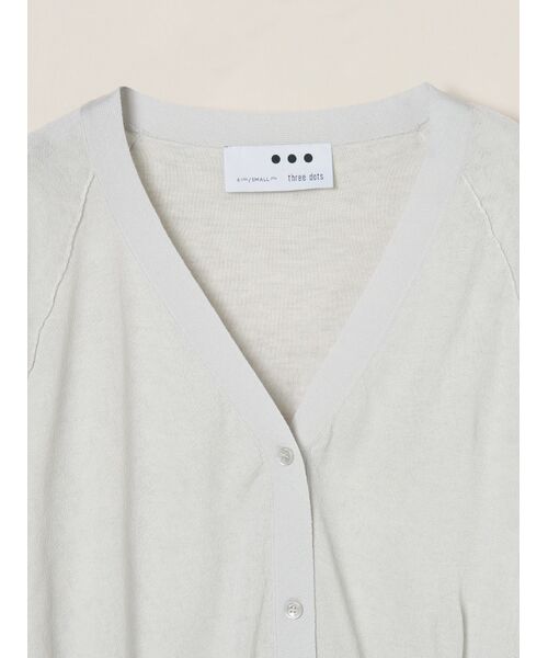 three dots / スリードッツ その他トップス | Double layer cardigan | 詳細2