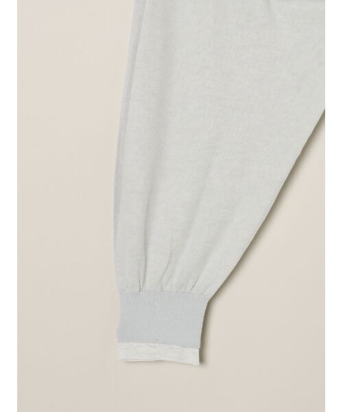 three dots / スリードッツ その他トップス | Double layer cardigan | 詳細3