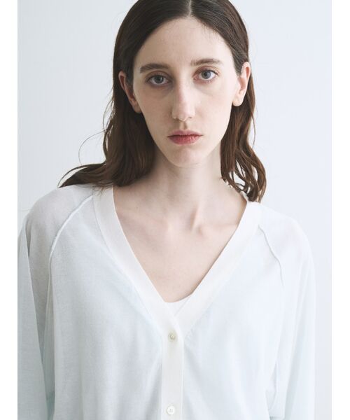 three dots / スリードッツ その他トップス | Double layer cardigan | 詳細7