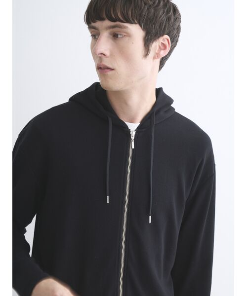 three dots / スリードッツ パーカー | Men's souffle cotton parka | 詳細10