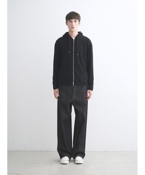 three dots / スリードッツ パーカー | Men's souffle cotton parka | 詳細6