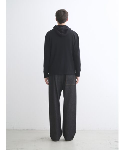 three dots / スリードッツ パーカー | Men's souffle cotton parka | 詳細8