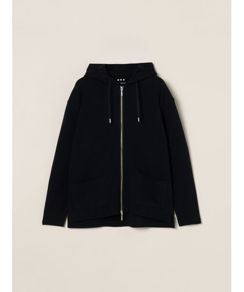 three dots / スリードッツ その他トップス | Men's souffle cotton parka（black）