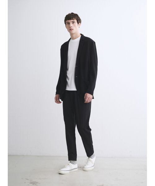 three dots / スリードッツ テーラードジャケット | Men's souffle cotton jacket | 詳細10