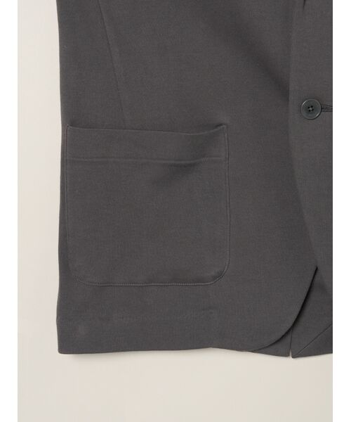 three dots / スリードッツ テーラードジャケット | Men's souffle cotton jacket | 詳細4