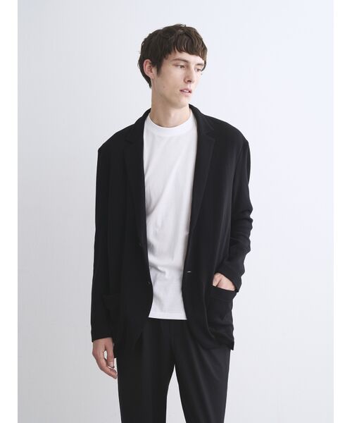 three dots / スリードッツ テーラードジャケット | Men's souffle cotton jacket | 詳細6