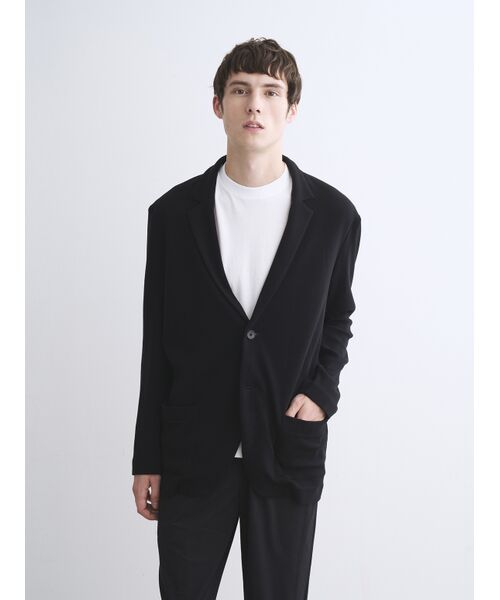 three dots / スリードッツ テーラードジャケット | Men's souffle cotton jacket | 詳細8