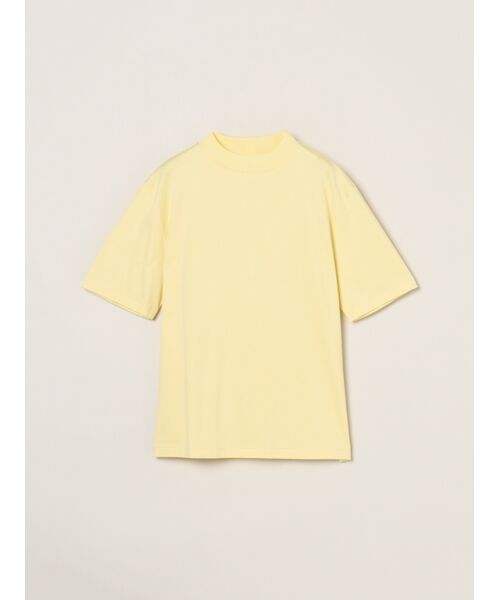 three dots / スリードッツ その他トップス | Men's suvin 28 jersey mockneck T（lemon）
