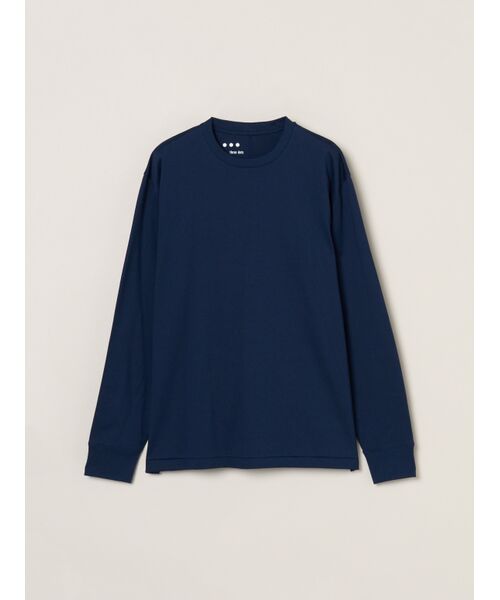 three dots / スリードッツ その他トップス | Men's suvin28 jersey l/s t-shirt（midnight blue）