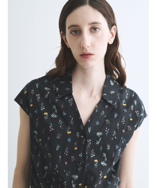 three dots / スリードッツ シャツ・ブラウス | Prairie lawn top | 詳細7