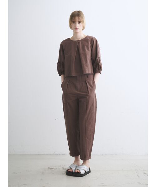 three dots / スリードッツ シャツ・ブラウス | Dessert weather tops | 詳細10