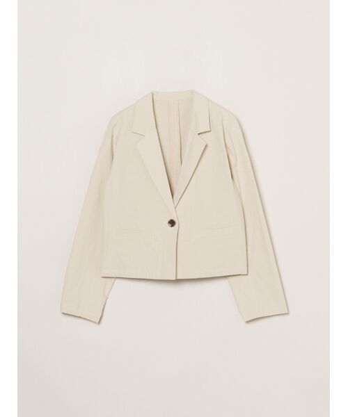 three dots / スリードッツ テーラードジャケット | Dessert weather jacket（beige）