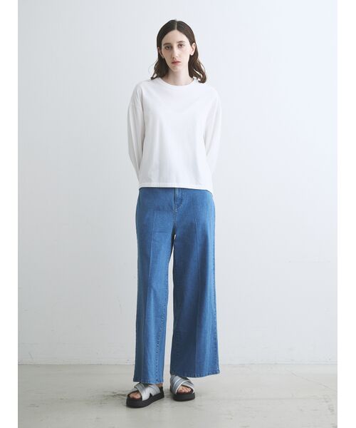 three dots / スリードッツ Tシャツ | Pigment dyed raglan tee | 詳細10