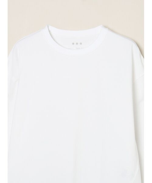 three dots / スリードッツ Tシャツ | Pigment dyed raglan tee | 詳細2