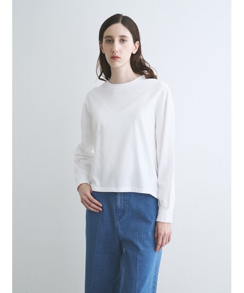 three dots / スリードッツ Tシャツ | Pigment dyed raglan tee | 詳細6