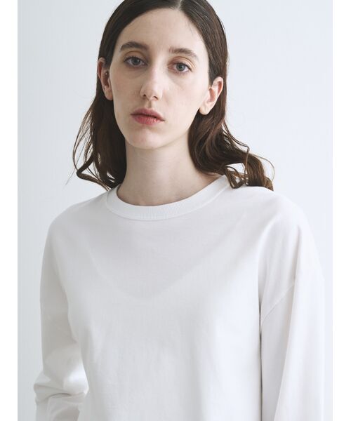 three dots / スリードッツ Tシャツ | Pigment dyed raglan tee | 詳細7