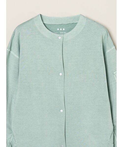 three dots / スリードッツ カーディガン・ボレロ | Pigment dyed light blouson | 詳細2