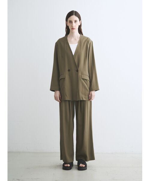 three dots / スリードッツ その他パンツ | Fibrio wide pants | 詳細9