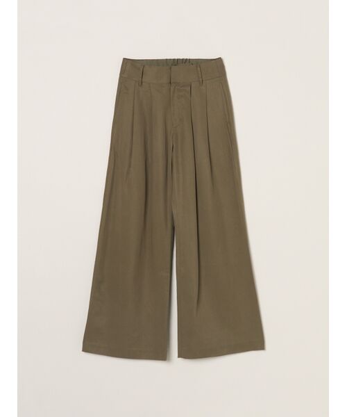 three dots / スリードッツ その他パンツ | Fibrio wide pants（clay khaki）