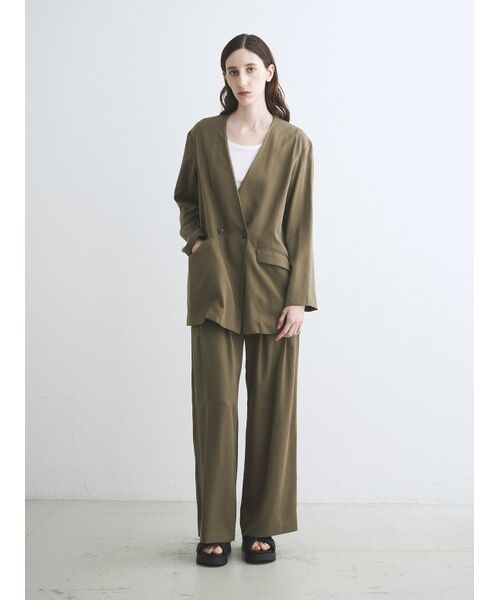 three dots / スリードッツ テーラードジャケット | Fibrio jacket | 詳細9