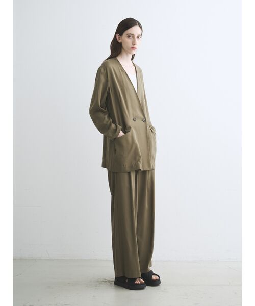 three dots / スリードッツ テーラードジャケット | Fibrio jacket | 詳細10